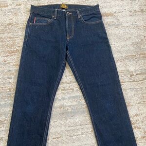 Brave Star Selvedge Jeans 32x30 140z. Denim Slim Straight